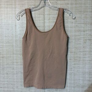 Rhonda Shear Shaping Tank Top size Large Tan Shapewear